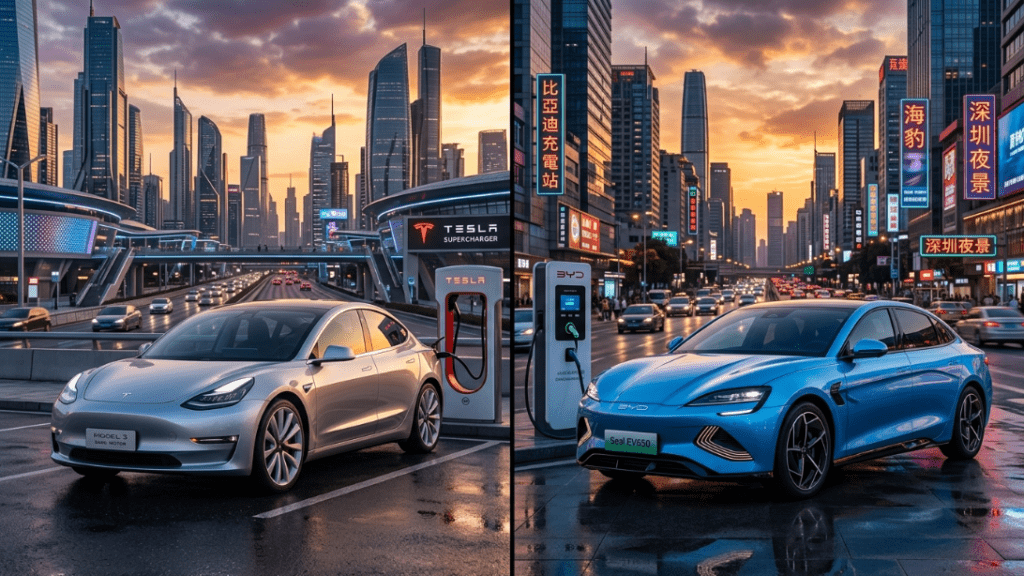 Tesla Model 3 Highland front view