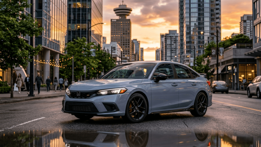 Honda Civic Si city street