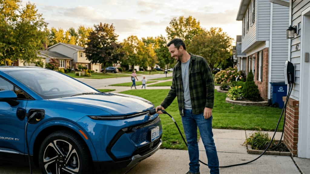 home EV charging setup for first-time electric car buyers