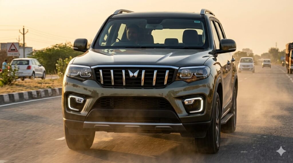 Scorpio N Facelift Exterior Front Look