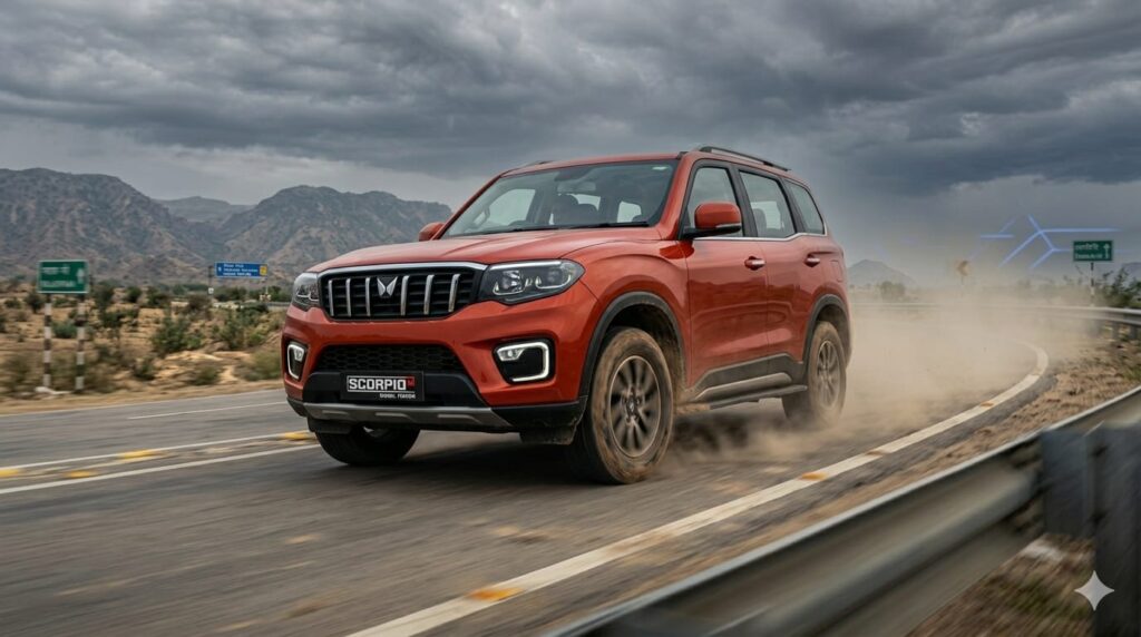Scorpio and Facelift exterior side look