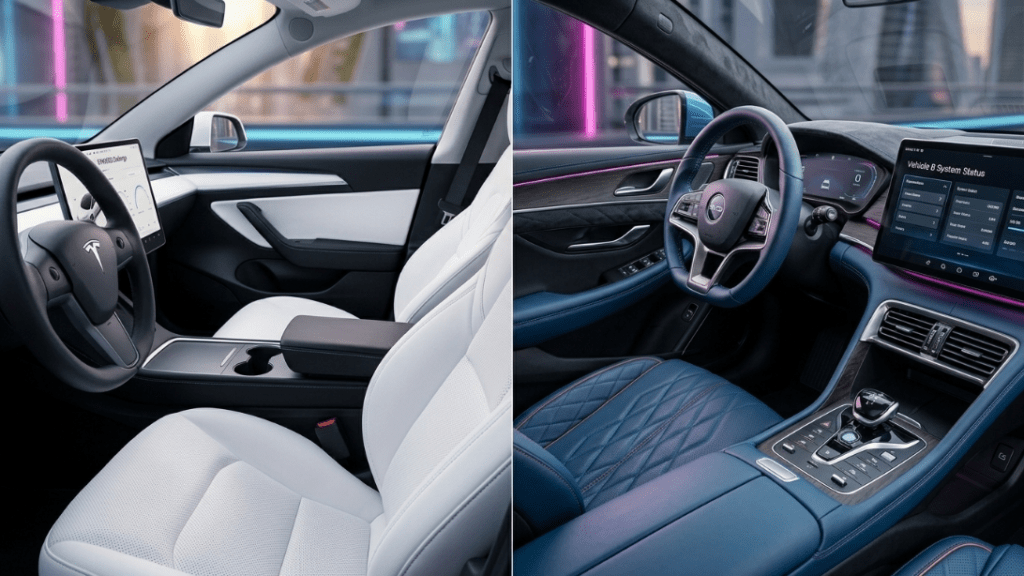Tesla vs Byd charging network comparison