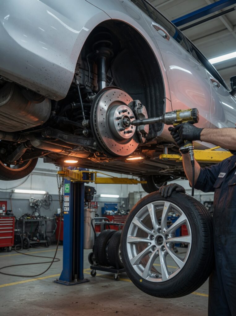 tire rotation service to extend car lifespan